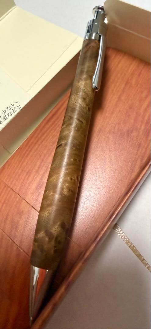 新品　真鍮タイプ　工房楔 ルーチェペン　ボールペン　 マーブルウッド　ペンシル楔