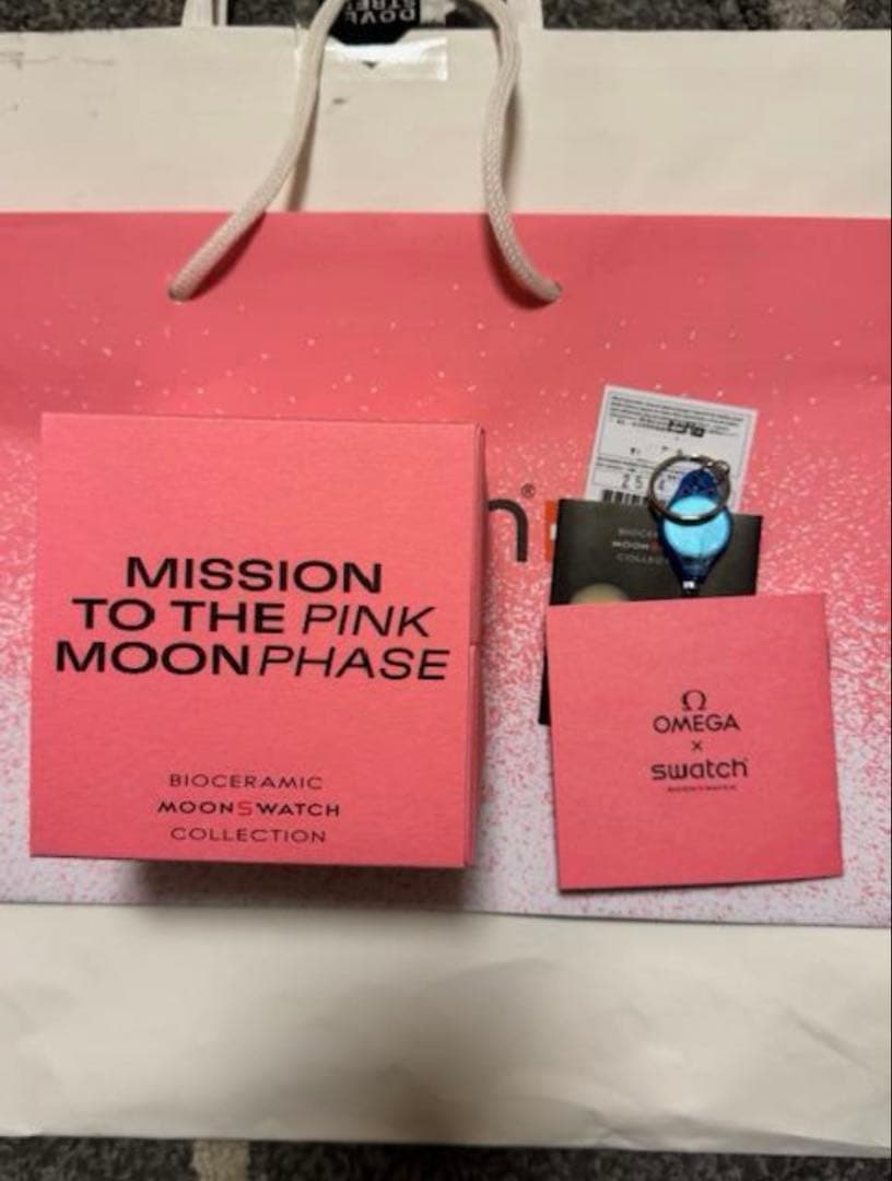 時計 Swatch OMEGA BIOCERAMIC MoonSwatch Pink