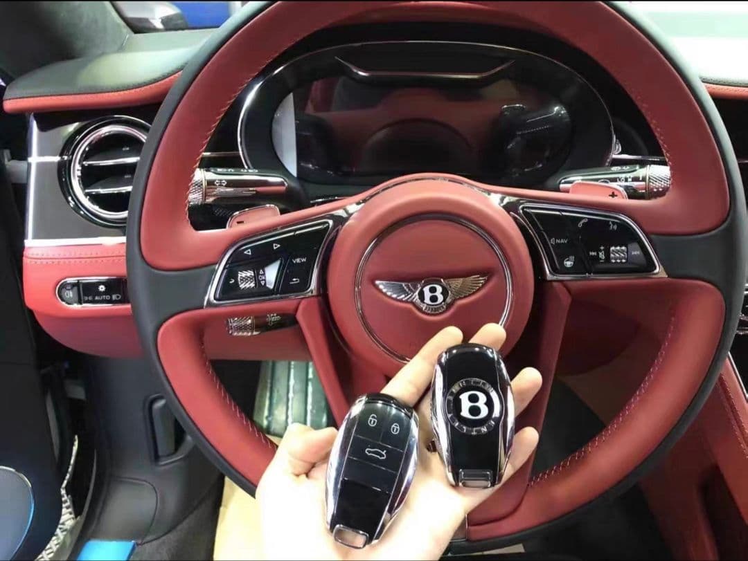 ベントレー スマートキー3つボタン　Bentley　シェル