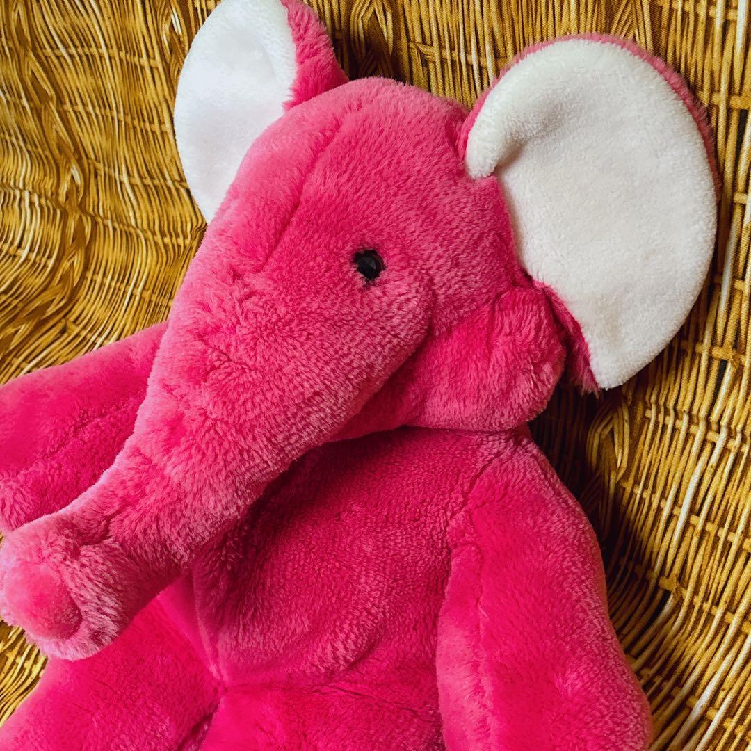 ピンクゾウ プレイトーキン パペット ぬいぐるみ cocco愛用 桃象トイザらス