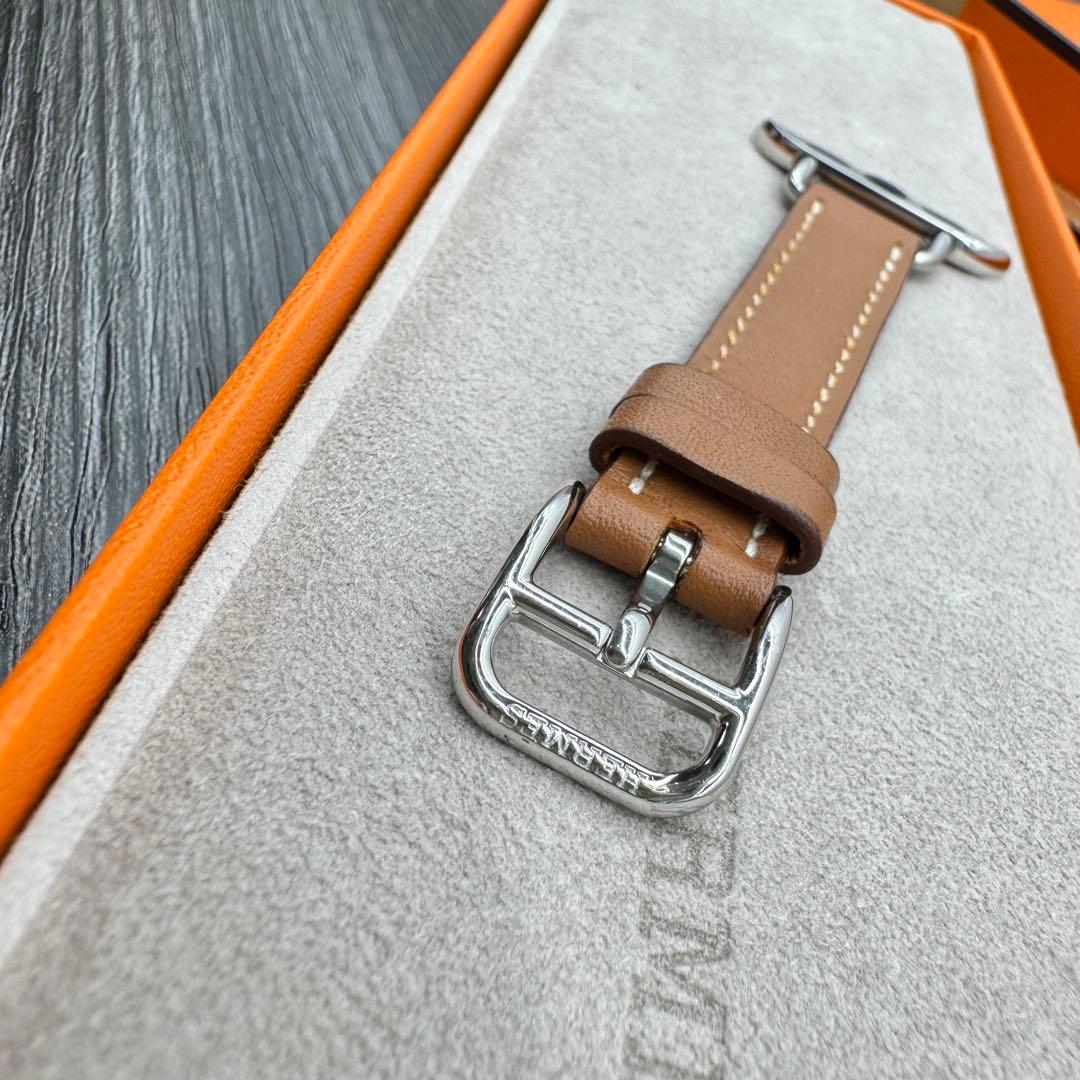 2577 Apple Watch エルメス　ゴールド　ドゥブルトゥール　二重