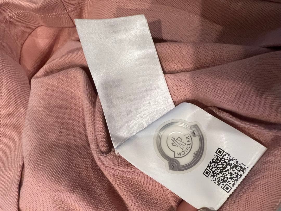 モンクレール　ピンク　ポロシャツ