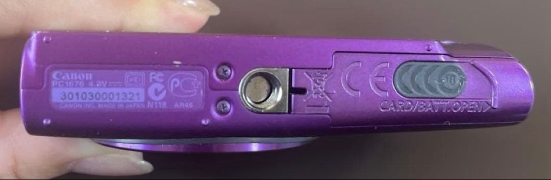 Canon IXY 600F パープル