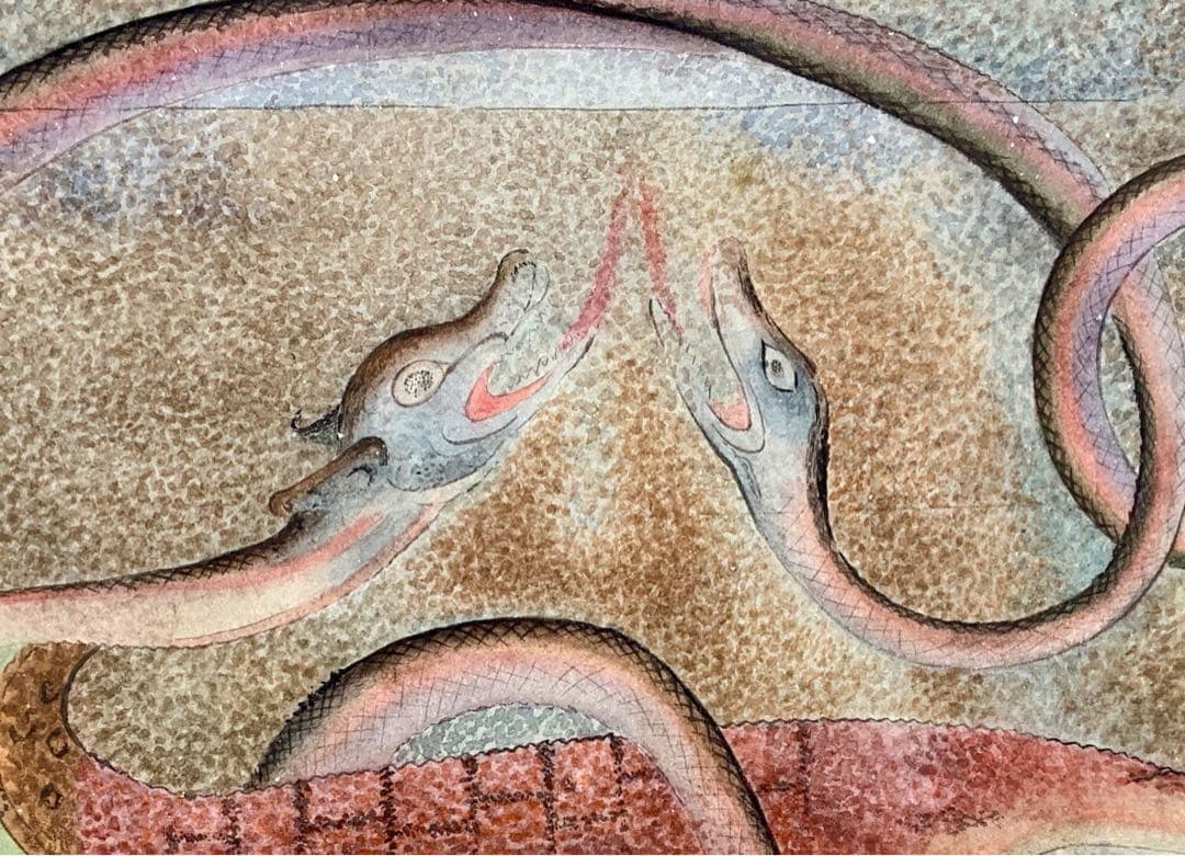 神話　獣　玄武　絵画　韓国　高句麗　朝鮮　古美術　壁画古墳