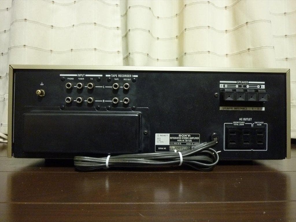 SONY ソニー プリメインアンプ TA-515 修理済 全機能動作 超美品