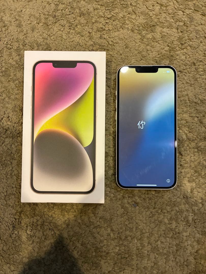 Apple iPhone 14 128GB ホワイト 本体(ジャンク品)