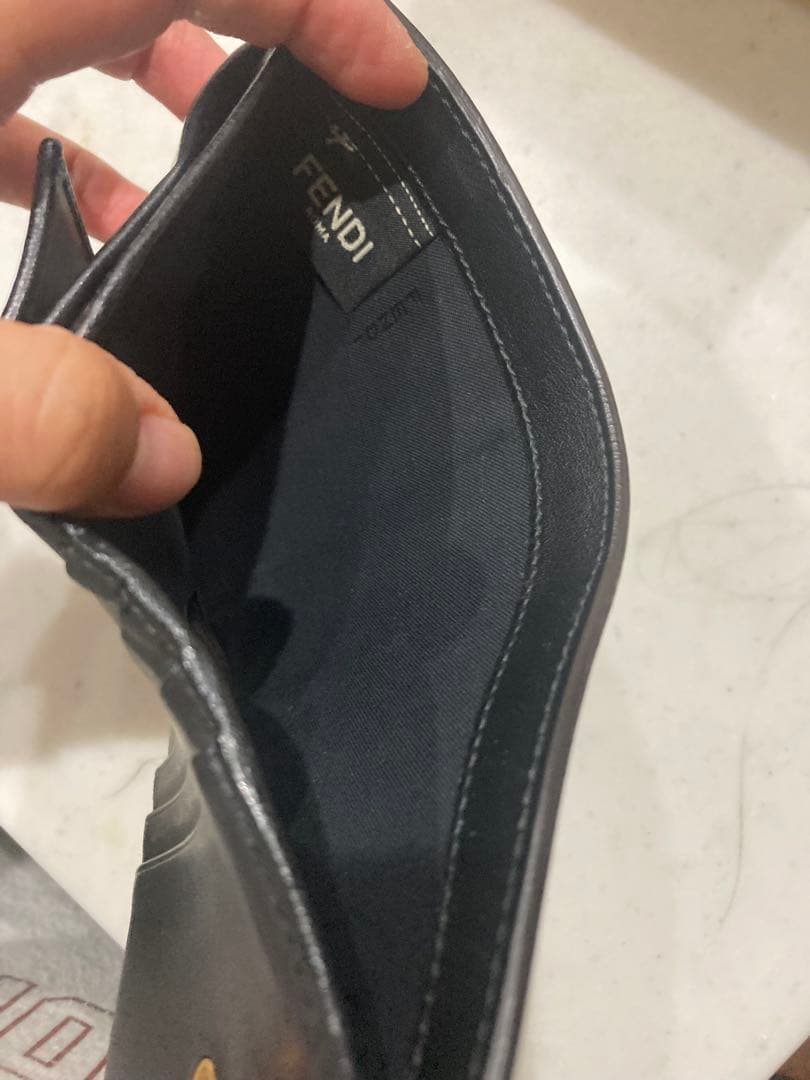 FENDI ブラウン 二つ折り財布 SMALL WALLET