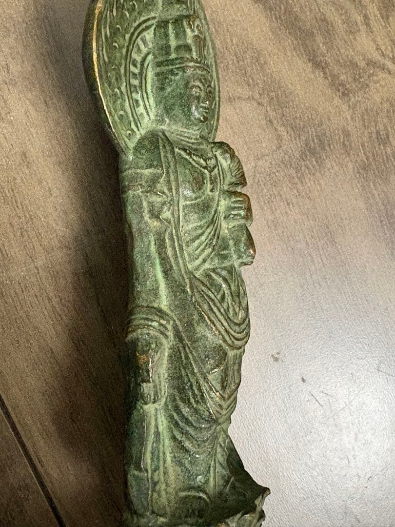 真如苑　十一面觀世音菩薩（伊藤真乘作）古董品，稀少物，古铜製