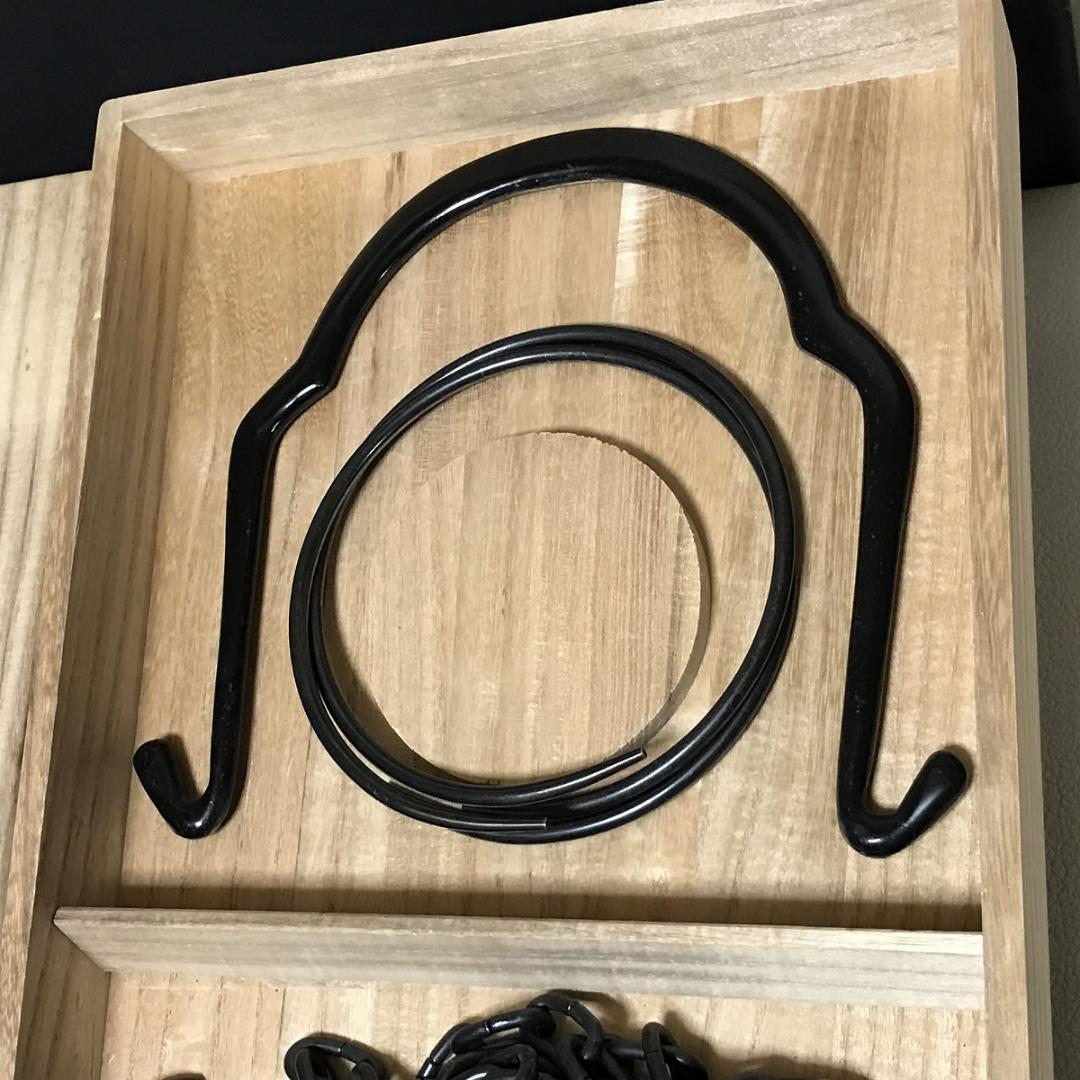 木村清五郎 釜道具 共箱 釣釜セット 弦 鎖 釜鐶 茶道具 【k3441】