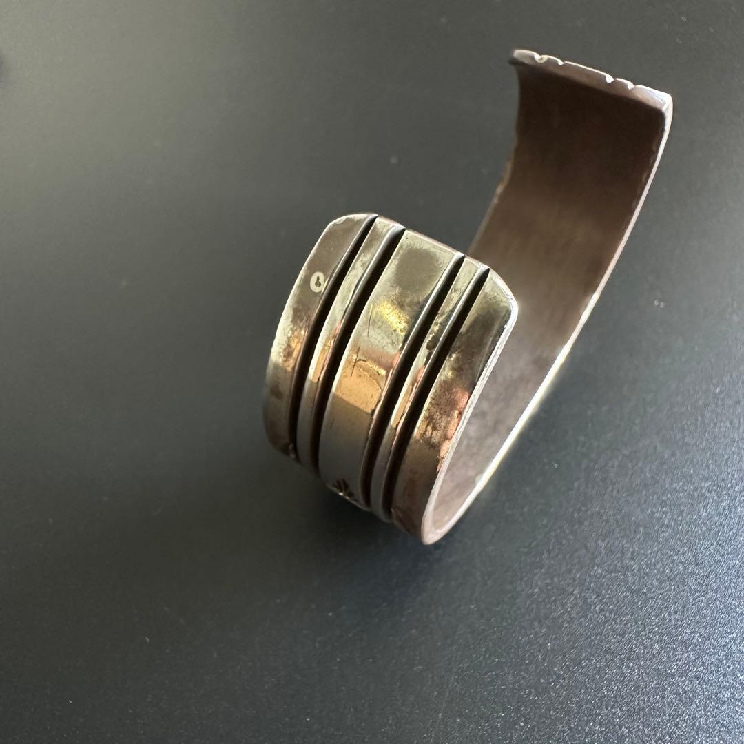 Navajo Bruce Morgan Sterling バングル　2.1cm幅