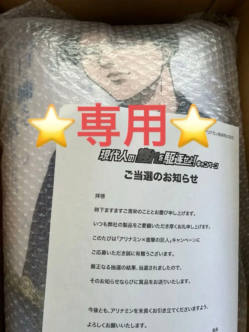 ★専用★ アリナミン　進撃の巨人　リヴァイ　抱き枕