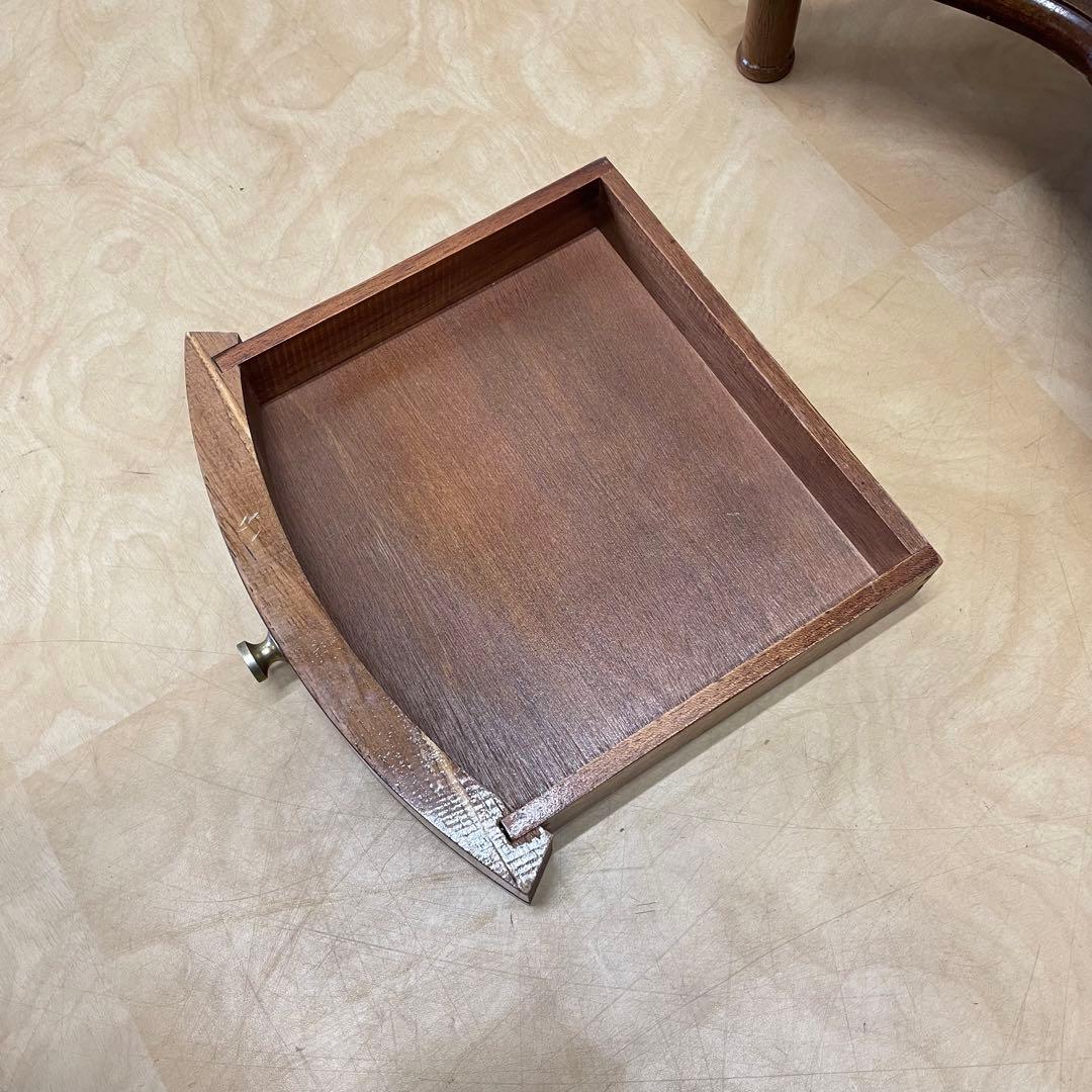 アンティーク調 サイドテーブル 花台 引き出し コンソール 飾り台 イタリア