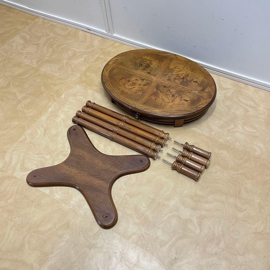 アンティーク調 サイドテーブル 花台 引き出し コンソール 飾り台 イタリア