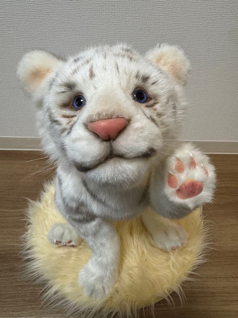 海外作家様作　アートドール　ホワイトタイガーの子供