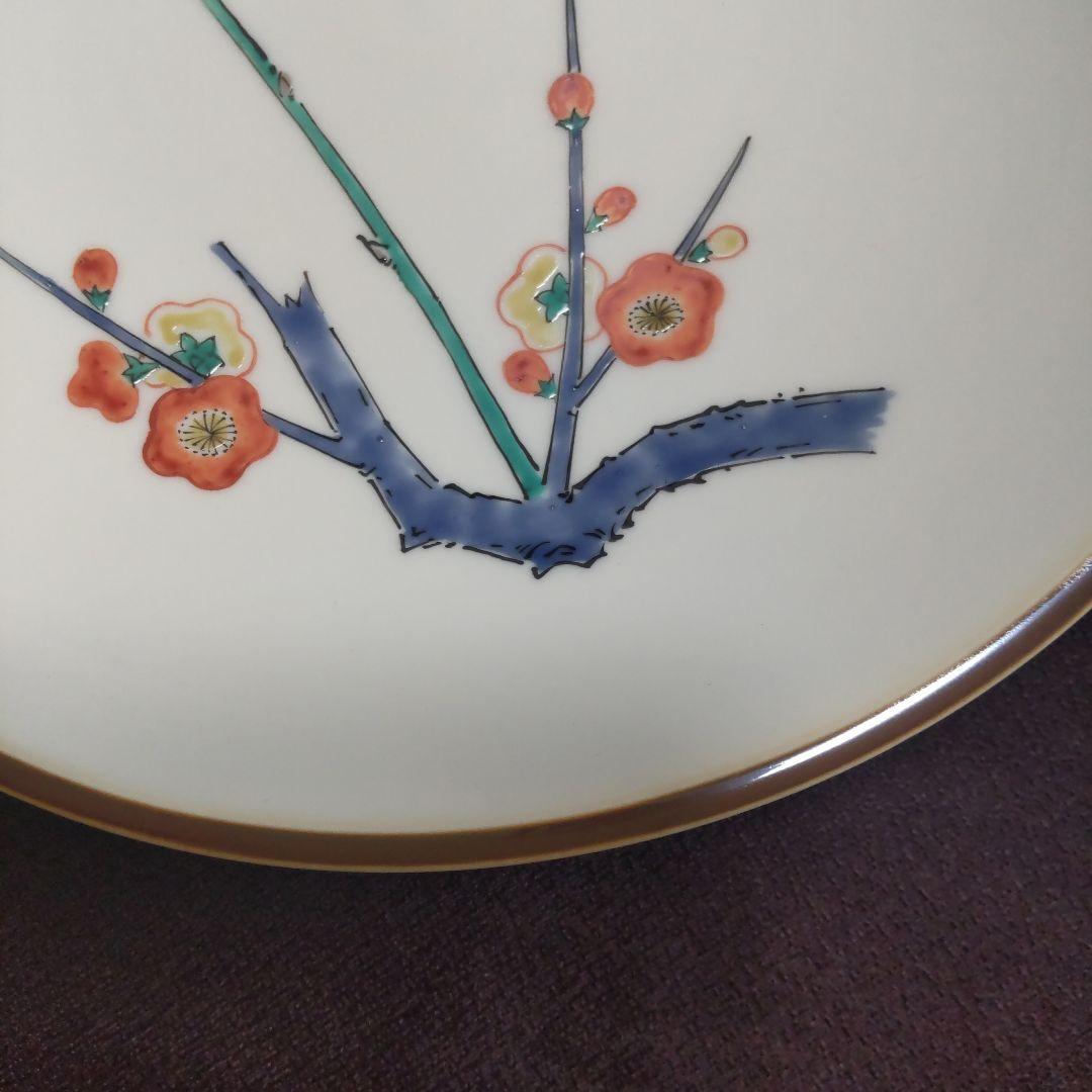 柿右衛門 濁手 本人作 花鳥文