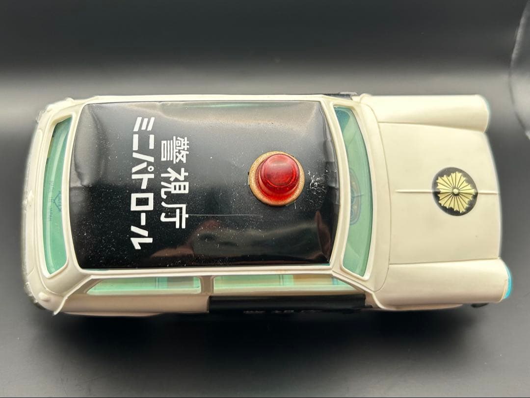 日本製 DAIYA ブリキ　ミニクーパー　警視庁ミニパト　ヴィンテージミニカー