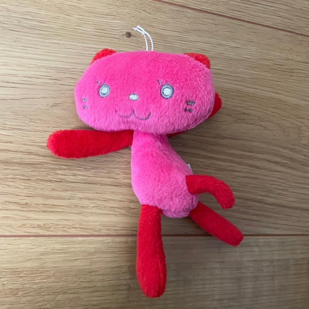 レトロ ピンク ねこ マスコット