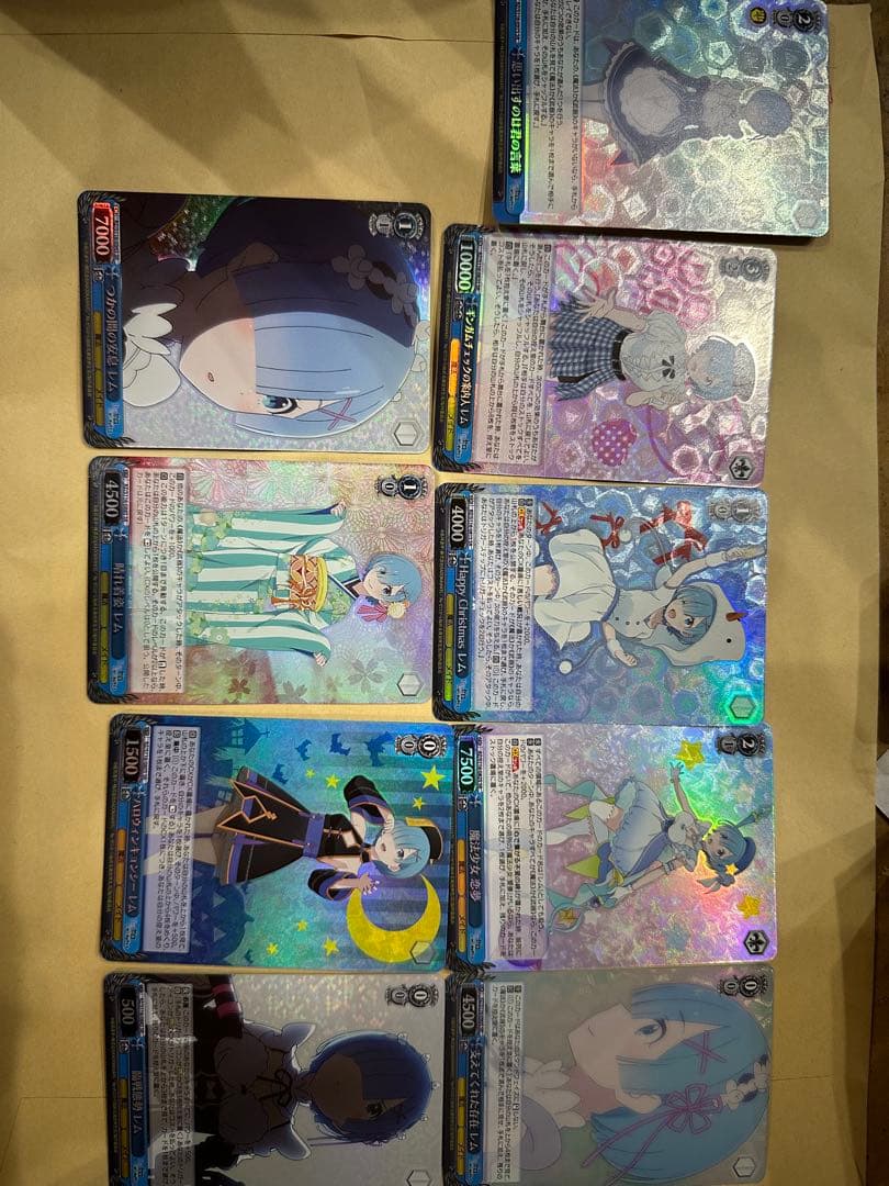 ヴァイスシュヴァルツ リゼロ SR RRR 81枚セット