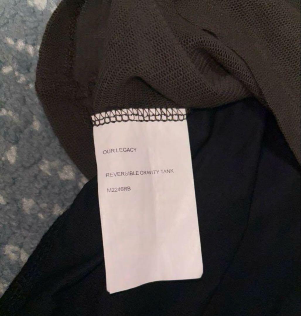トップス Our Legacy REVERSIBLE GRAVITY TANK 46
