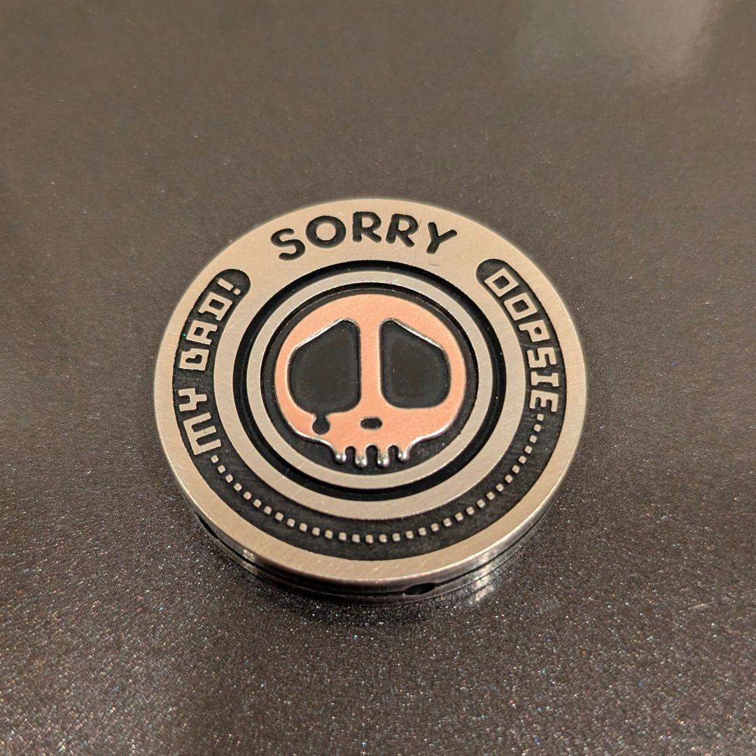 「正規品」LAUTIE SORRY COIN　SS製　EDC　フィジェットトイ