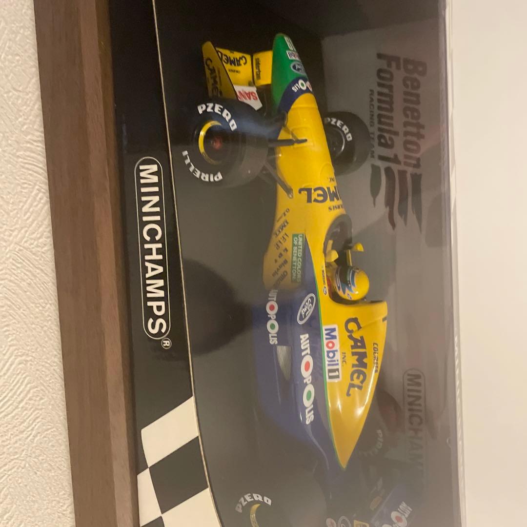 未使用 美品　ミニチャンプス1/18 ベネトン1991 R.モレノ　N.ピケ