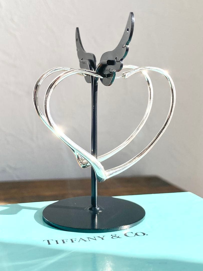 ティファニー エルサペレッティ オープンハートフープ ピアス M ミディアム