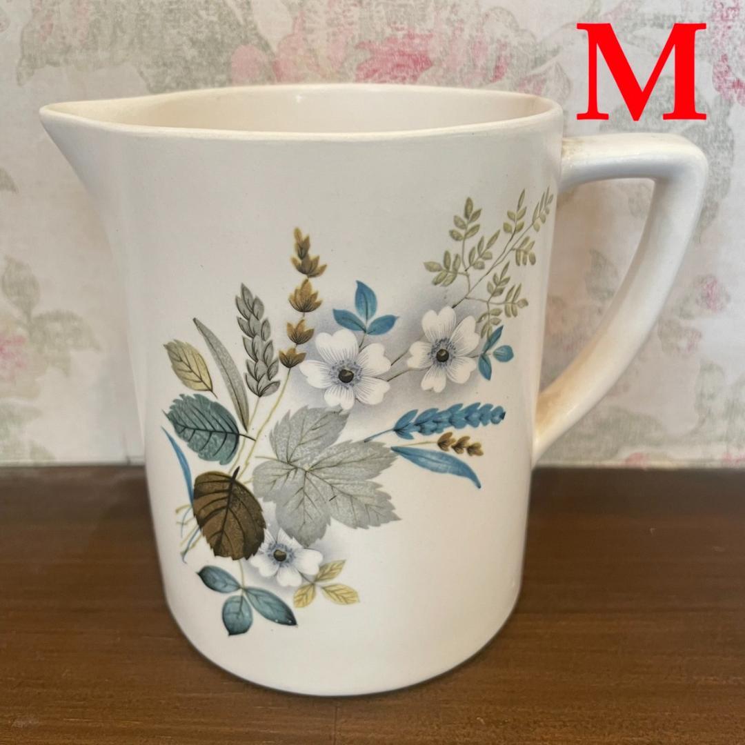 英国アンティーク 花柄 ジャグ 3個 イギリス ジャンク ブロカント 蚤の市