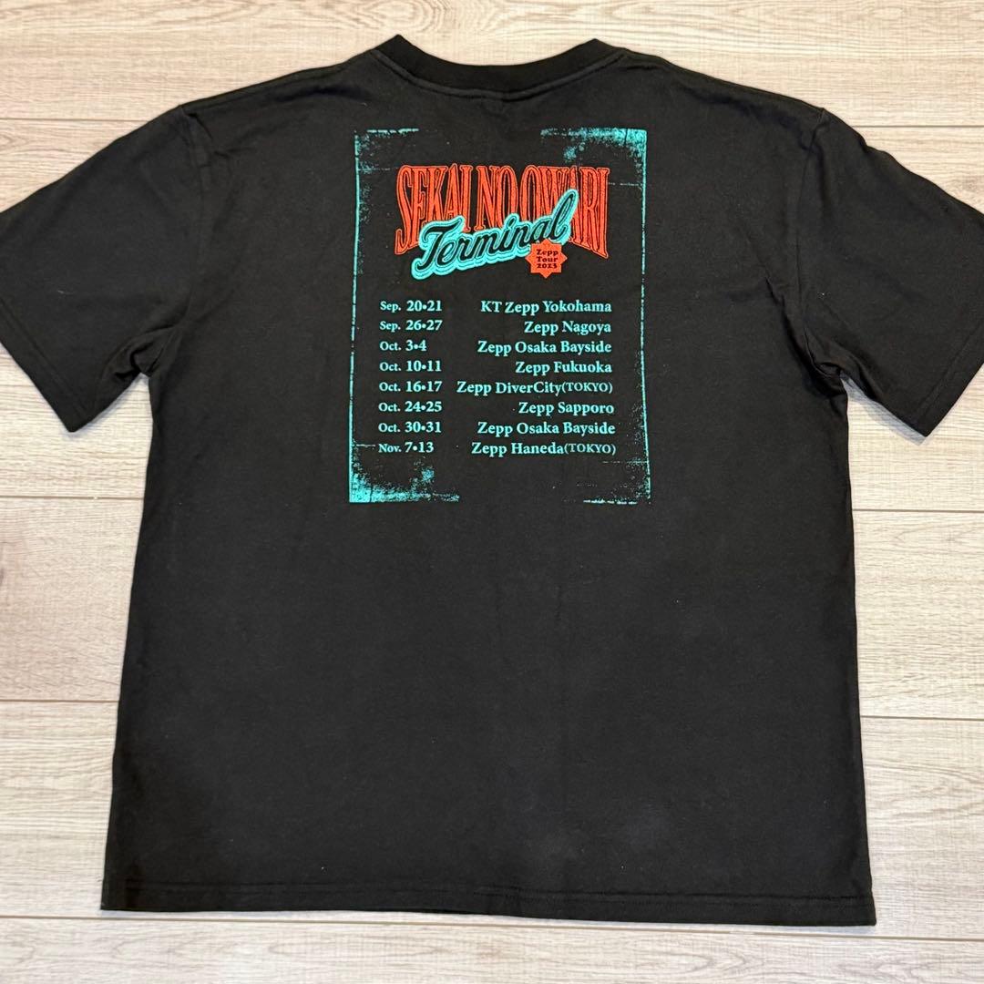 SEKAI NO OWARI Terminal Tシャツ FC ブラック