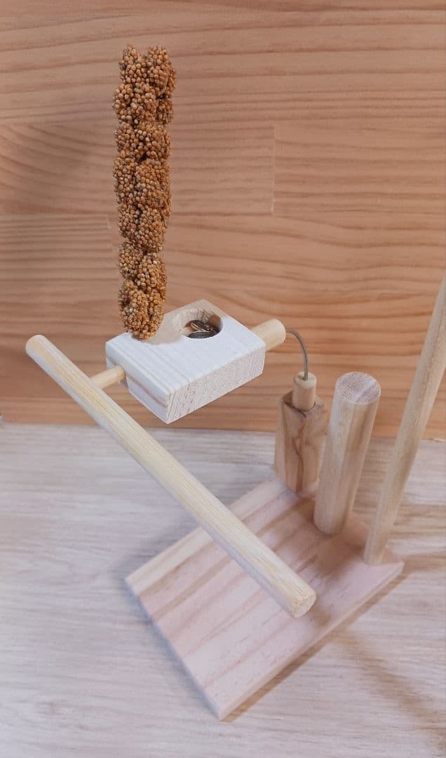 スタンドパーチ　止まり木　手持ち用　インコ