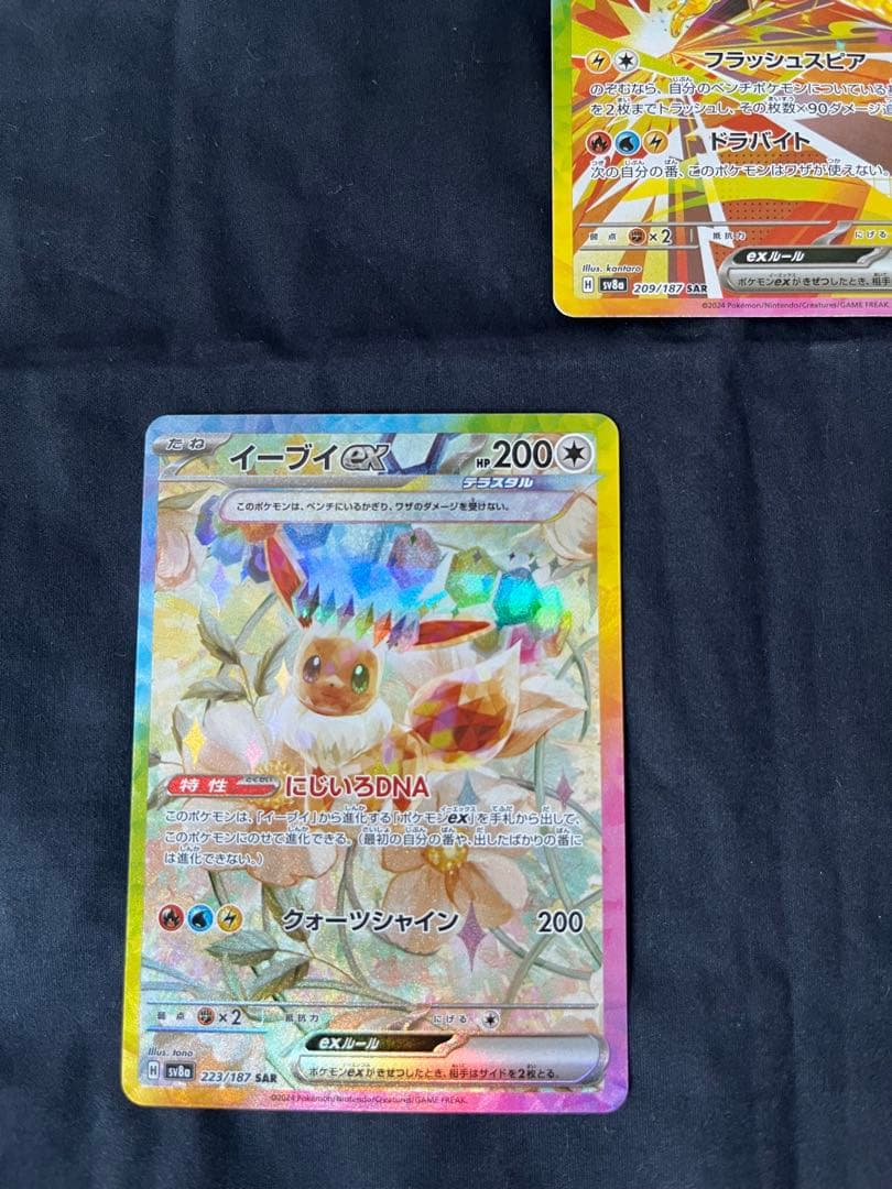 イーブイex SAR サンダースsar まとめ売りテラスタルフェスex