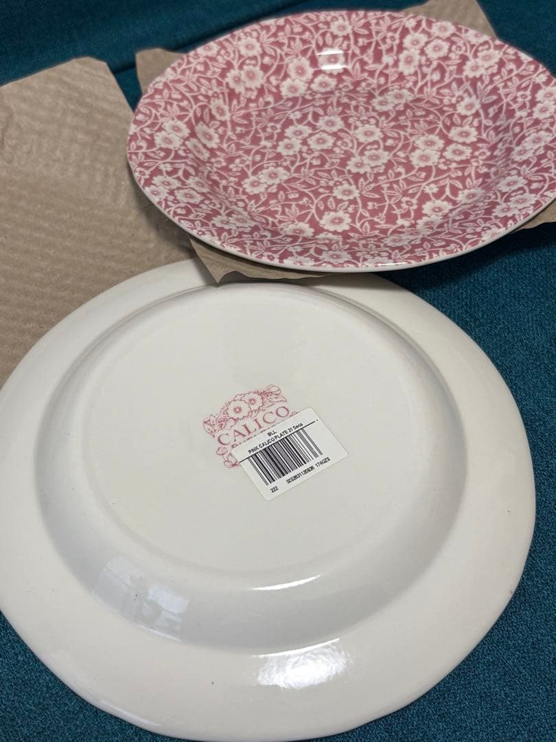 Burleigh バーレイ キャリコCalico 21.5cm 3枚セット