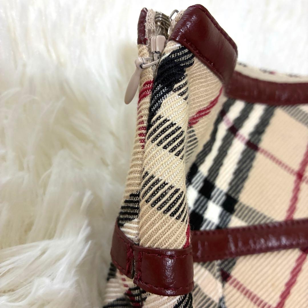 バーバリーブルーレーベル チェック柄プリーツスカート