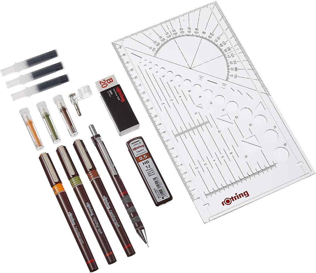 ロットリング カレッジセット ラピッドグラフ S0699510