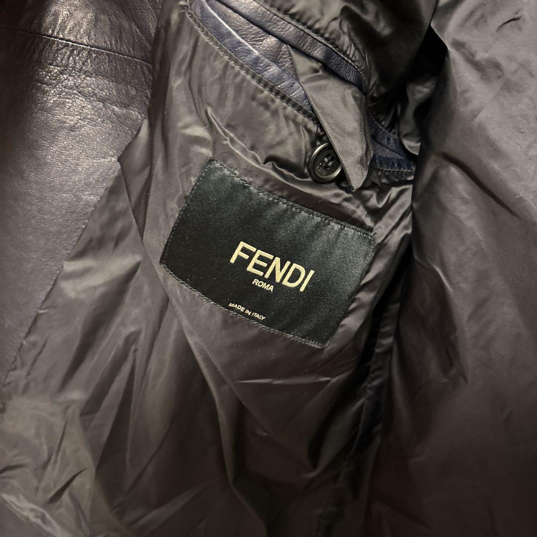FENDI レザーライダース 48
