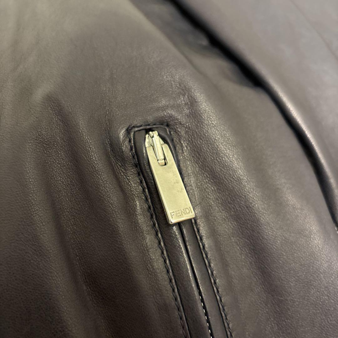 FENDI レザーライダース 48