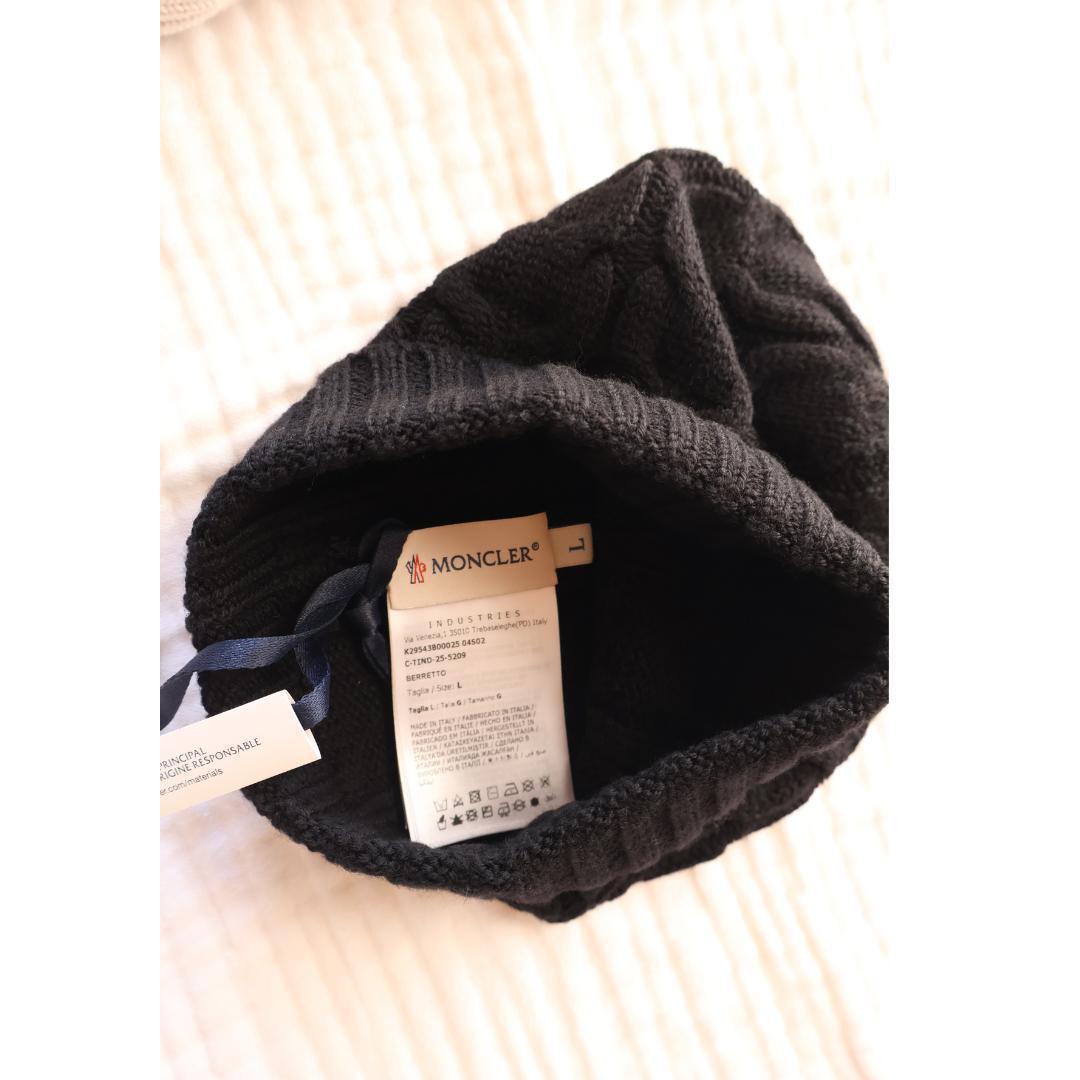 Moncler モンクレール ニット帽　新品　未使用　タグ付　ブラック