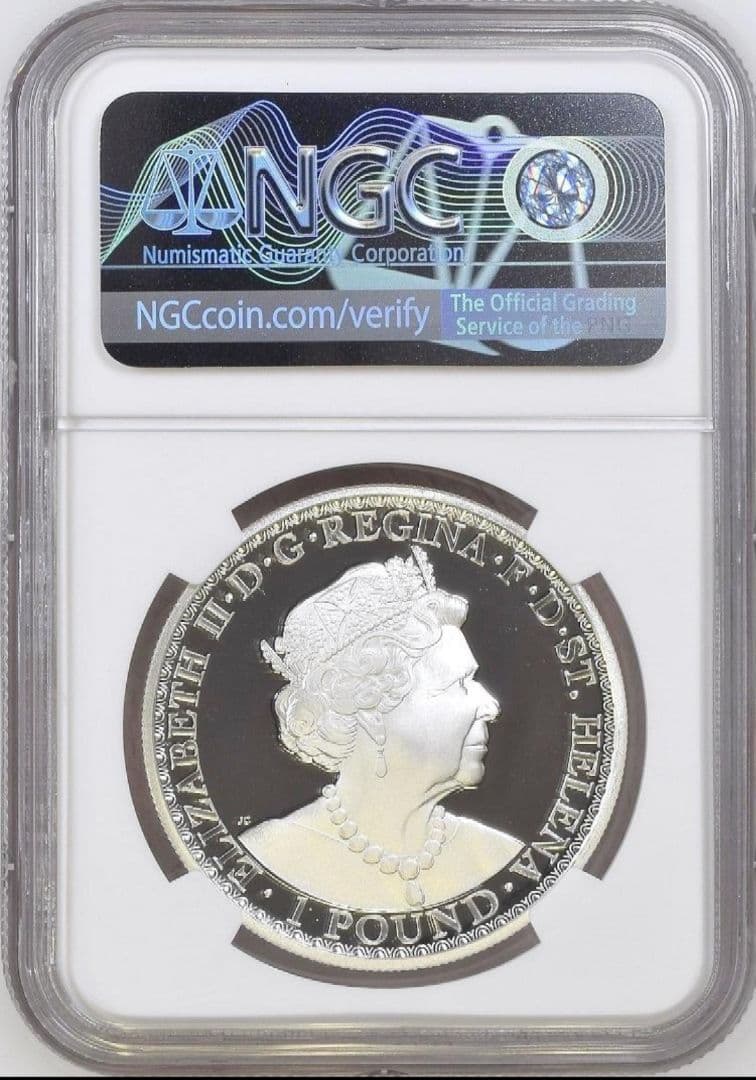 2022年 セントヘレナ ウナとライオン 1オンス銀貨 PF69 UC FDI