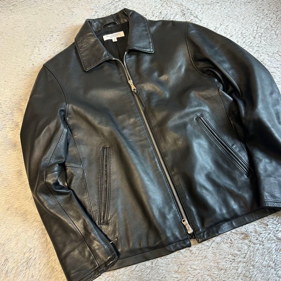 BEAUTY ＆ YOUTH ユナイテッドアローズ　ラムレザージャケット　S 黒
