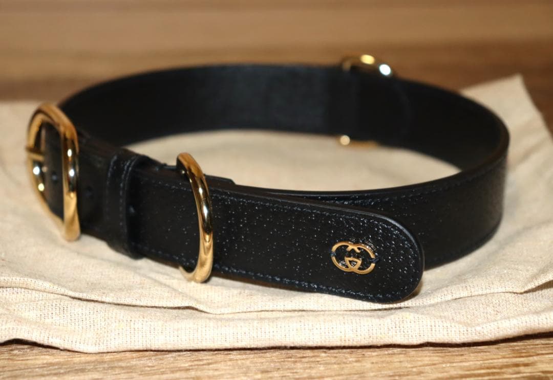 新品 GUCCI インターロッキングG 首輪 ペットコレクション Ⓗ