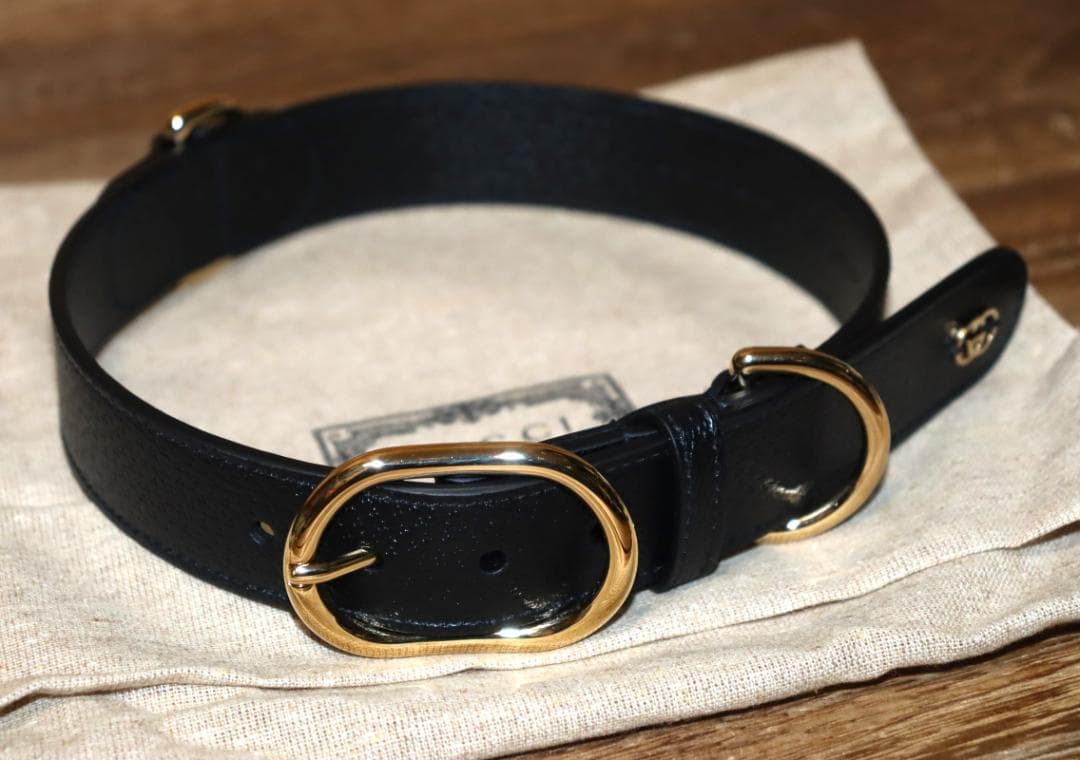 新品 GUCCI インターロッキングG 首輪 ペットコレクション Ⓗ