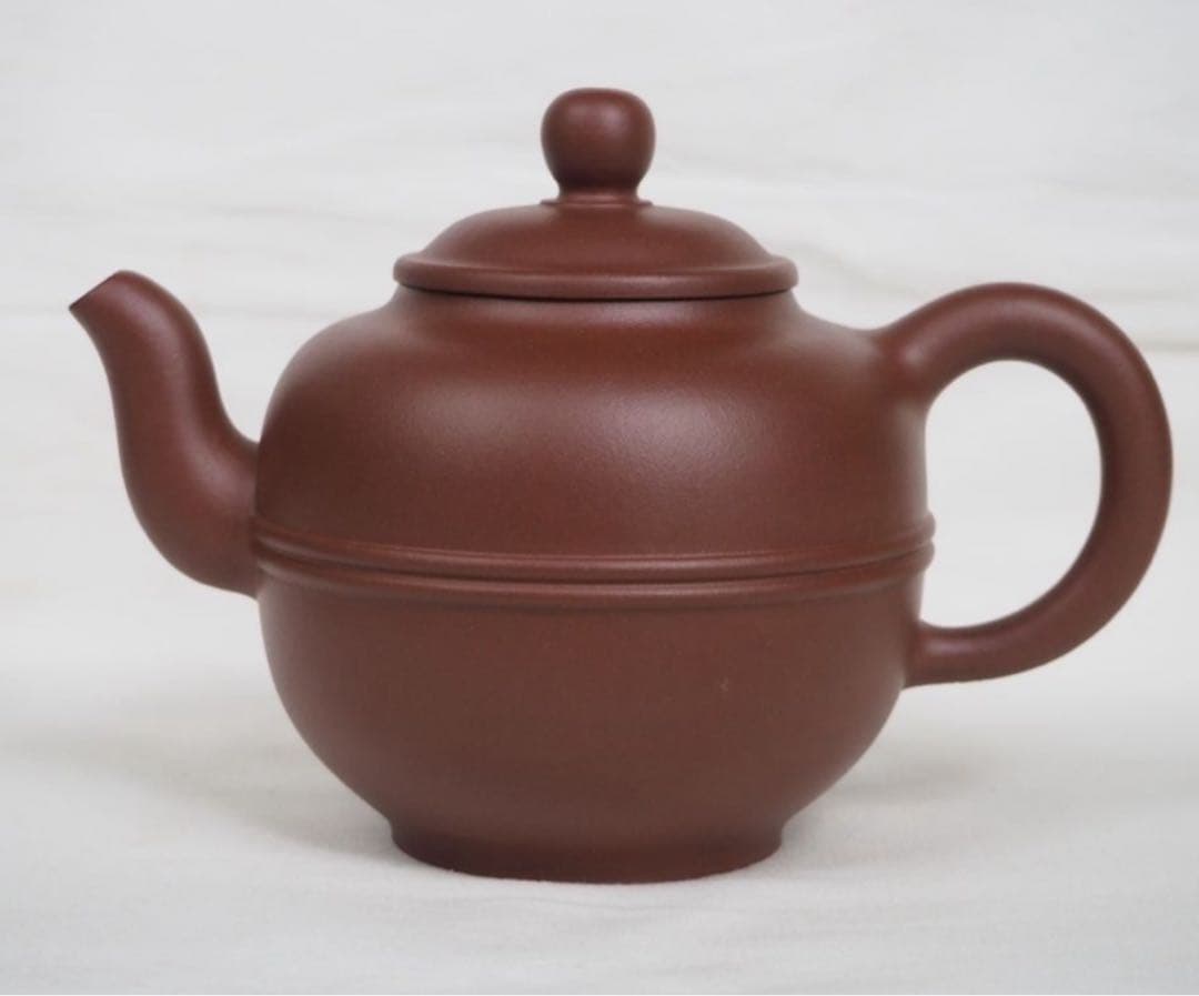 送料無料　高級工芸美術師劉錫芬造　紫砂壺/急須/茶注　未使用　共箱　煎茶道具