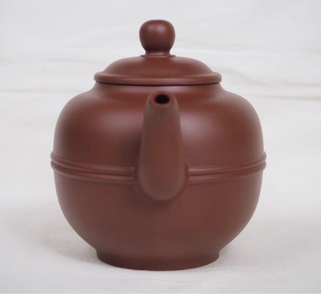 送料無料　高級工芸美術師劉錫芬造　紫砂壺/急須/茶注　未使用　共箱　煎茶道具