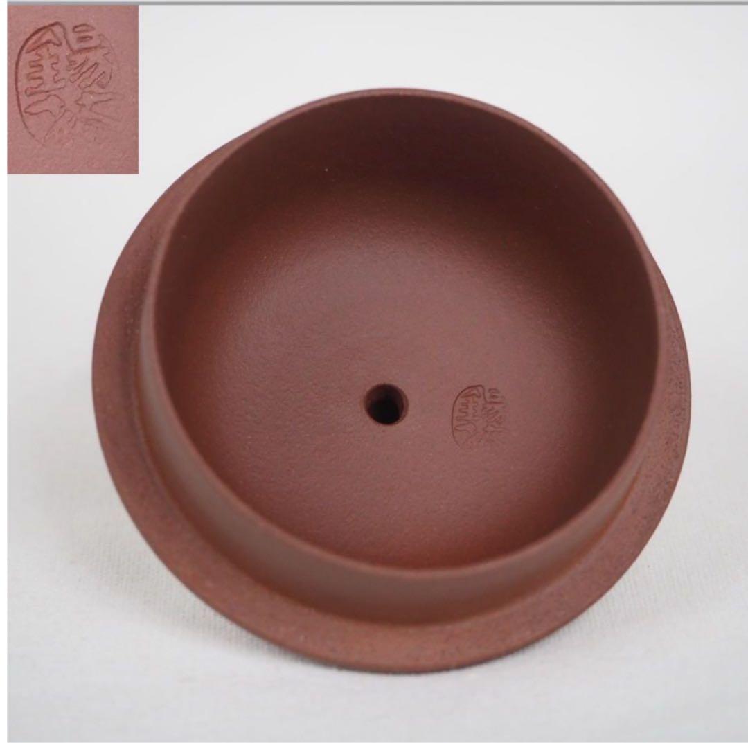 送料無料　高級工芸美術師劉錫芬造　紫砂壺/急須/茶注　未使用　共箱　煎茶道具