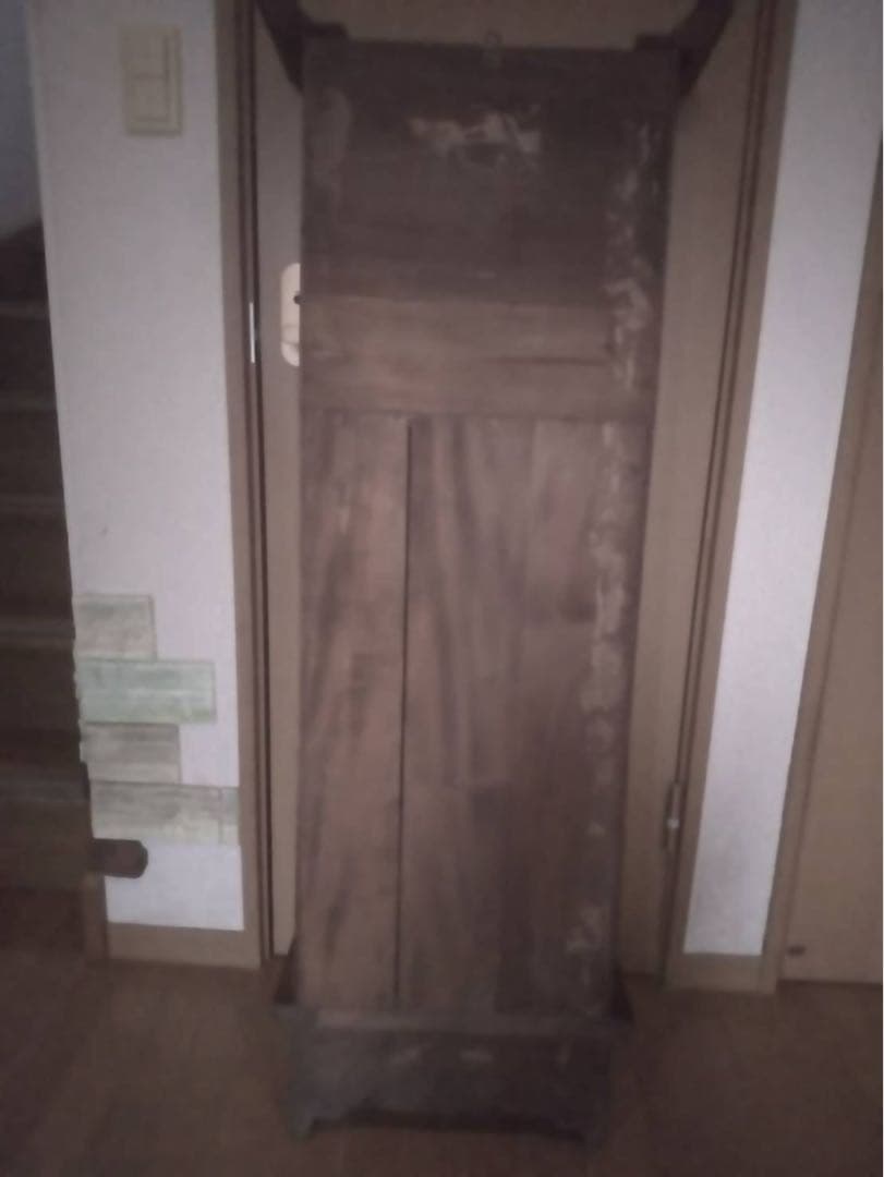 振り子時計 木製 茶色 高さ約150cm