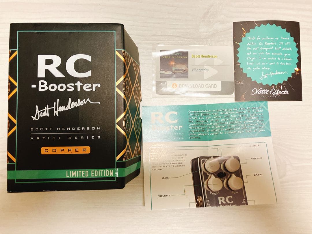 【特典有】Xotic Effects RC-Booster SH 限定品