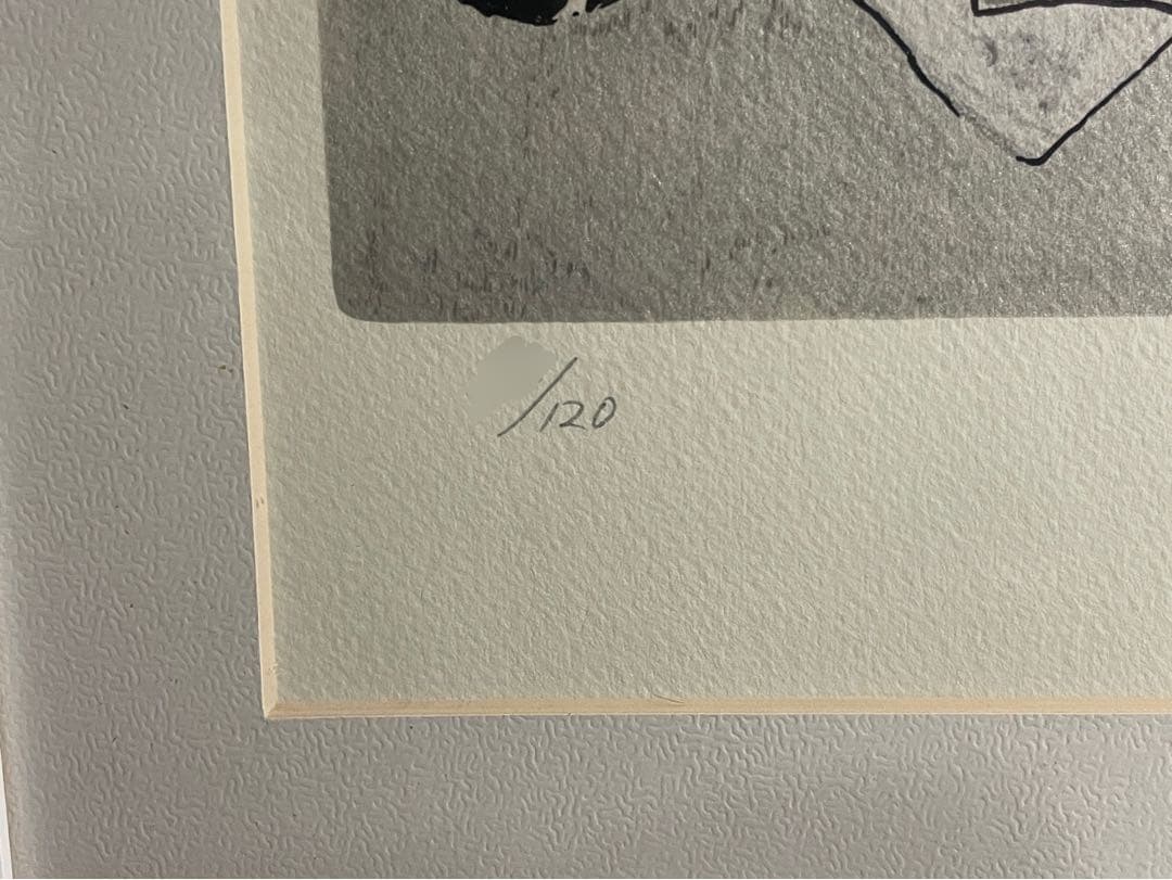 フジ子・ヘミング　シルクスクリーン　絵画　自筆サイン／エディション・奥付　フジコ