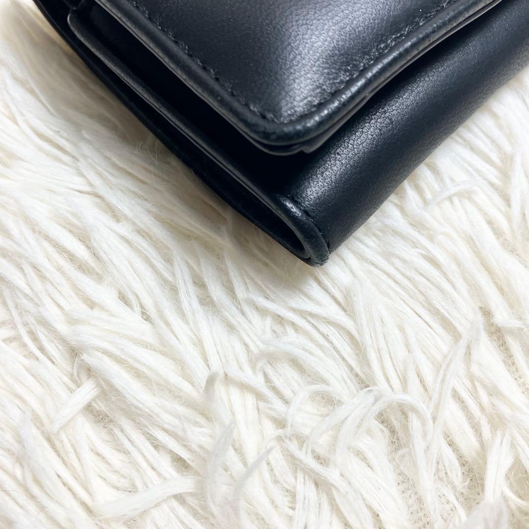 【極美品】 マルジェラ グラムスラム トリフォールド ブラック