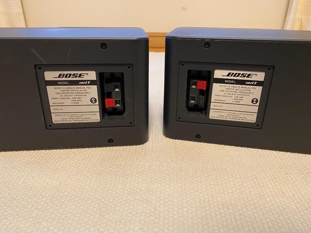 BOSE 101IT イタリアーノ（シリアル連番ペア）