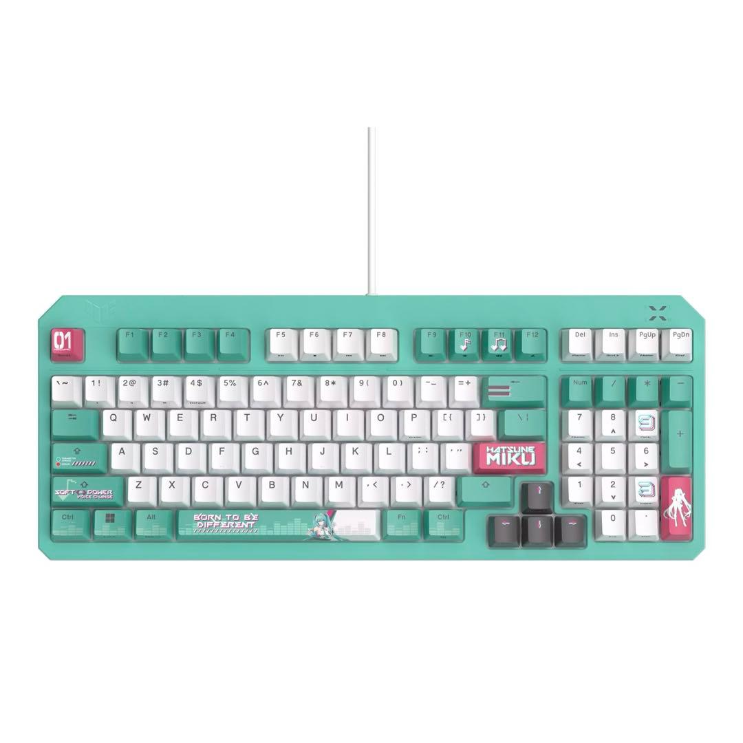 TUF Gaming Hatsune Miku Edition キーボード