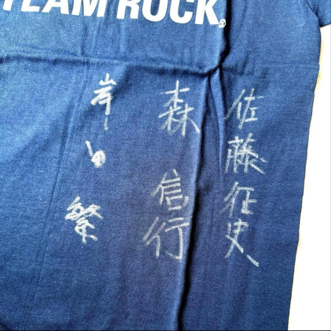 新品未使用 くるり 初期メンバー サイン入り TEAM ROCK Tシャツ